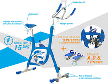 Charger l'image dans la galerie, Aquabike Inobike 7 Air et son système à levier
